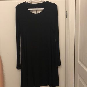 AMERICAN EAGLE Black Long Sleeve Dress